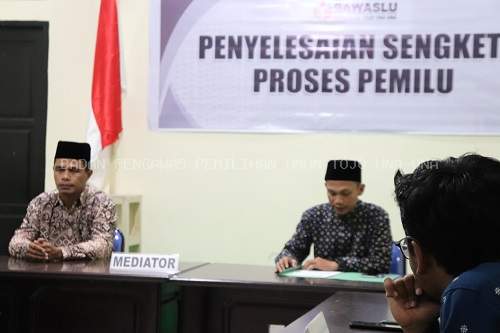 Bawaslu Touna Lakukan Mediasi Antara KPU dan PBB
