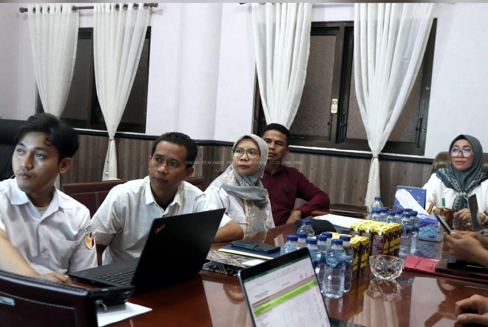 Pimpinan Bawaslu Touna, Kunjungi Ke Pemda Touna