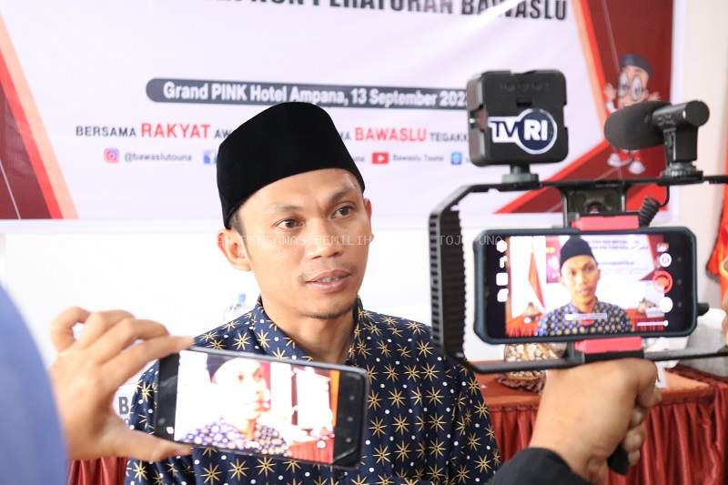 Bawaslu Touna Sosialisasi Perbawaslu dan Non Peraturan di Hadapan Parpol dan ASN