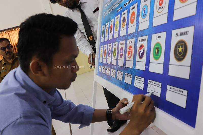 Bawaslu Touna Turut Hadiri Deklarasi Pemilu Damai