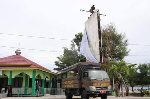 Bawaslu Tertibkan APK Jelang Pencoblosan