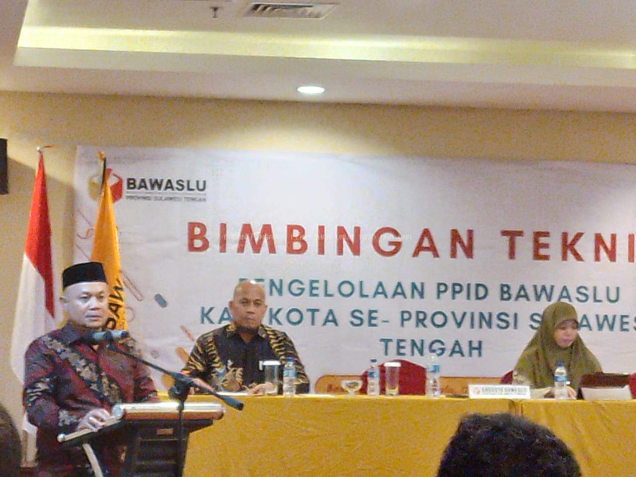 Bimtek PPID Bawaslu Se Sulteng, Ivan Yudharta : Beritakan semua aktifitas kita, supaya orang tahu apa yang kita kerjakan