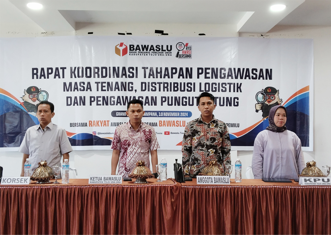 Ketua, Anggota, Koorsek Bawaslu Touna