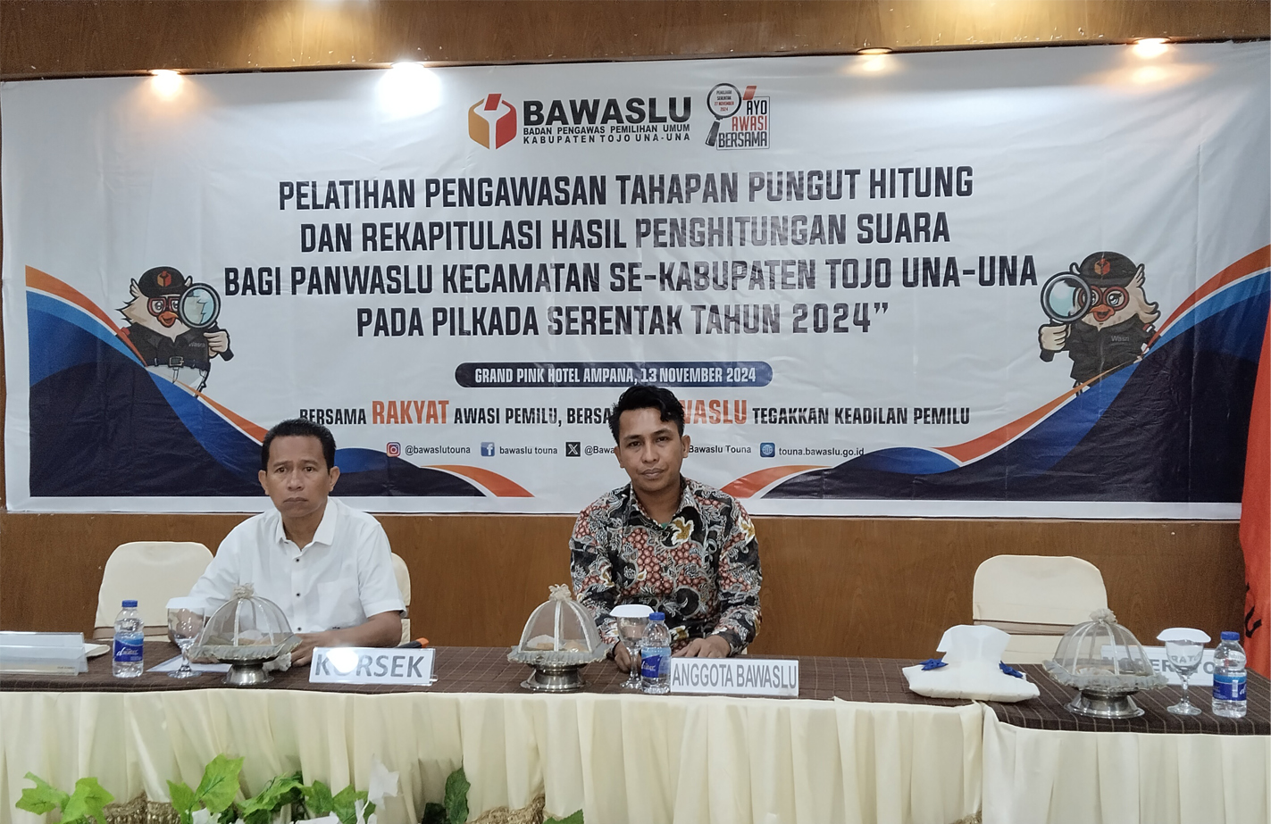 Koorsek dan Anggota Bawaslu Touna