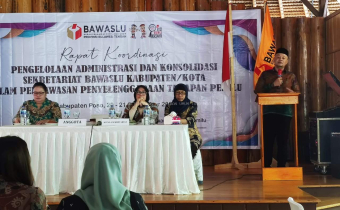 Konsolidasi Bawaslu Se- Sulteng, Ivan Yudharta Tekankan 7 Poin Penting