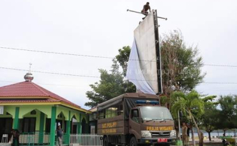 Bawaslu Tertibkan APK Jelang Pencoblosan