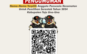 Pengumuman Anggota Panwaslu Kecamatan Terpilih Pilkada 2024
