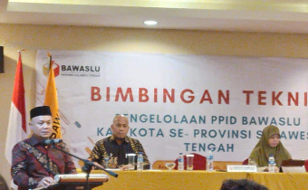 Bimtek PPID Bawaslu Se Sulteng, Ivan Yudharta : Beritakan semua aktifitas kita, supaya orang tahu apa yang kita kerjakan